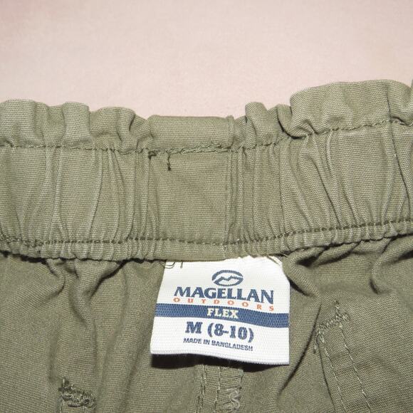 Magellan Green Cargo Utility Girls Casual Pull On Pants - Picture 5 of 6